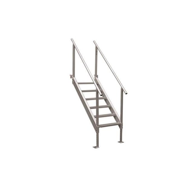 Extreme Max Products Extreme Max Products EXDSWR-6S Universal Mount Aluminum Dock Stairs - 6 Step 3005.3846